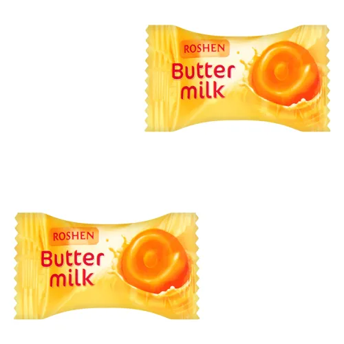 Карамель молочна льодяникова Butter Milk Roshen м/у 1кг