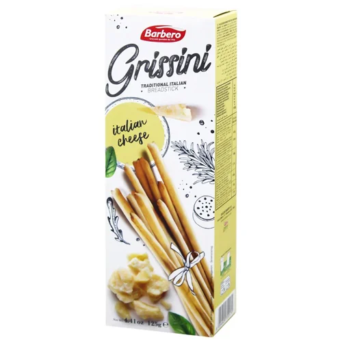 Грісіні Barbero з італійським сиром 125г
