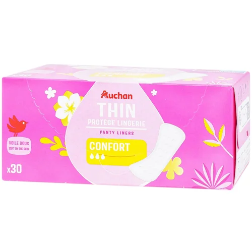 Прокладки щоденні Auchan тонкі 30шт