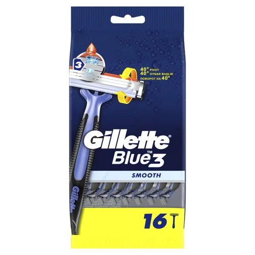Бритва Gillette Blue3 Smooth одноразова 16шт