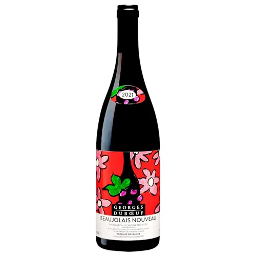 Вино George Duboeuf Beaujolais Nouveau 2021 червоне сухе 12.5% 0,75л