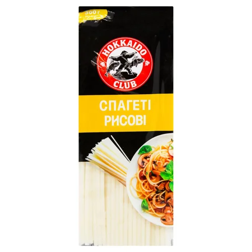 Макаронні вироби Hokkaido Club спагеті рисові 300г