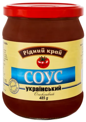 Соус Український особливий Рідний край 485г
