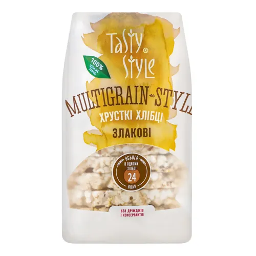 Хлібці хрусткі Злакові Tasty Style м/у 100г