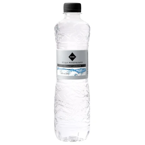 Вода мінеральна Rioba сильногазована 0,5л