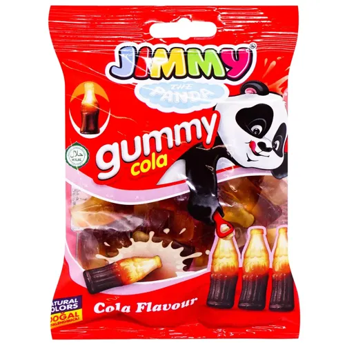 Цукерки Jimmy Gummy Cola жувальні зі смаком коли 80г