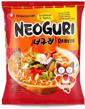 Лапша швидкого приготування Рамен зі смаком морепродуктів (Ногури) гостра 120г