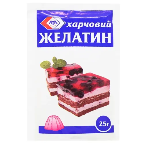 Желатин харчовий АТА 25г