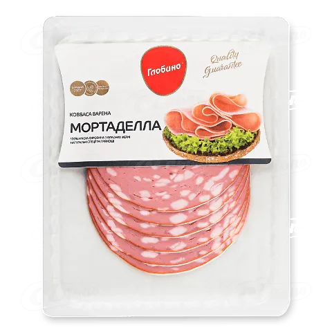 Ковбаса Глобино Мортаделла варена вищого ґатунку, 105г