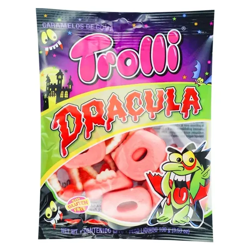 Цукерки жувальні «Trolli» Дракула 100г