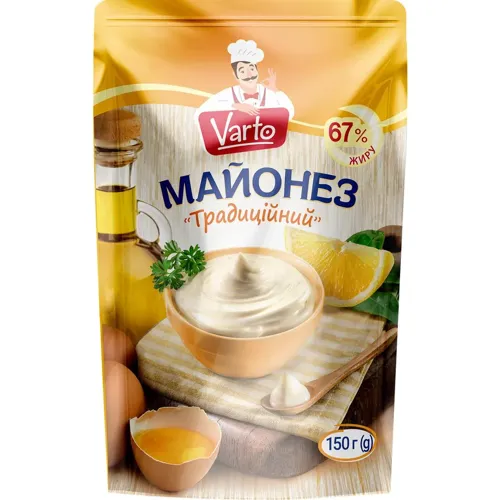 Майонез Varto Традиційний 67%, 150г