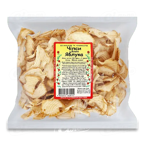 Чіпси яблучні, 100г
