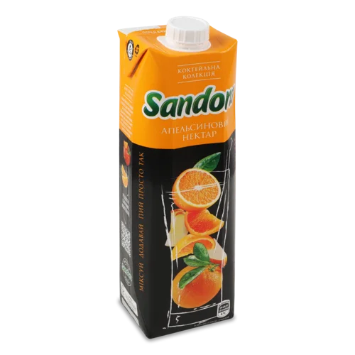 Нектар Неосвітлений Пастеризований Апельсиновий, т/п 950мл
