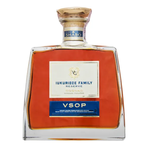 Коньяк 0.7л 40% ординарний 5 зірок VSOP Iukuridze Family Reserve Shabo