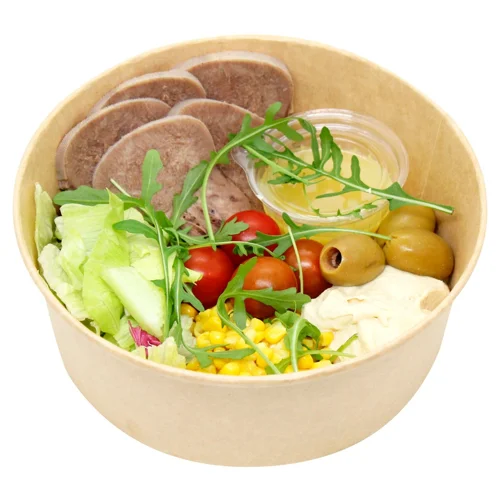 Боул The Local Food з яловичим язиком та хумусом 350г