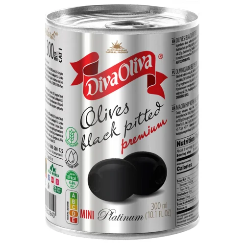 Маслини Diva Oliva Platinum міні без кісточки 300мл