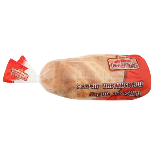 Батон нарізний Український новий Сумська Паляниця м/у 0.42кг