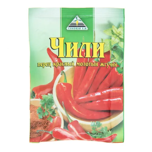 Перець червоний мелений пекучий Чилі Cykoria м/у 20г