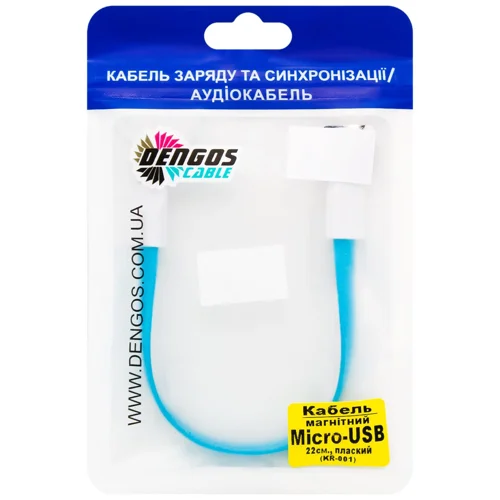 Кабель зарядки і синхронізації короткий магнітний 22см micro-USB