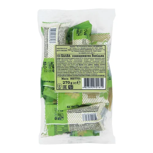 Халва соняникова ванильна ДПФ 270г
