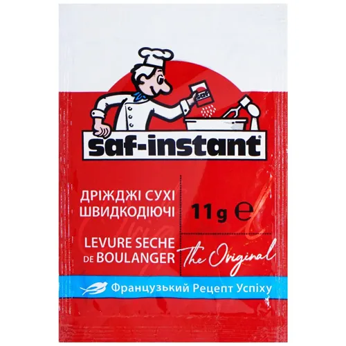 Дріжджі Саф-Момент сухі хлібопекарські швидкодіючі 11г