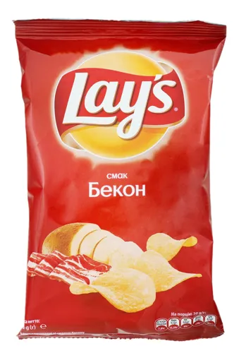 Чіпси зі смаком бекону Lays м/у 30г