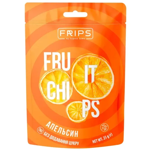 Чіпси фруктові «Frips» Апельсин 25г