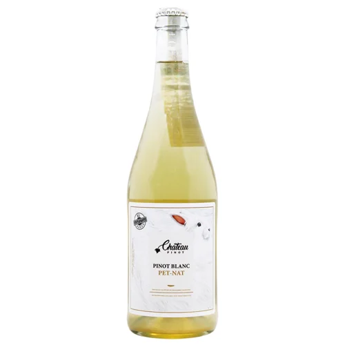 Вино ігристе Chateau Pinot Pet-Nat Pinot Blanc екстра-брют біле 11,4% 0,75л