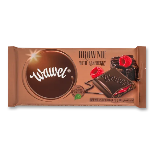 Шоколад Чорний З Начинкою Брауні І Малиною Wawel в/ґ, 100г