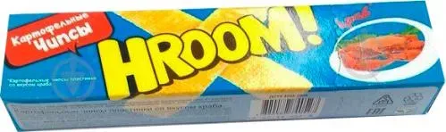 Чіпси Hroom! пластинки краб, 50г