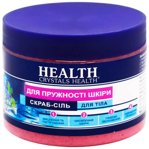 Cіль-скраб для тіла Crystals Health для пружності шкіри 500г