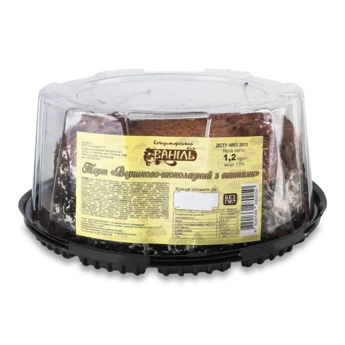 Торт Вершково-Шоколадний З Вишнями, В/ґ, П/у 1.2кг