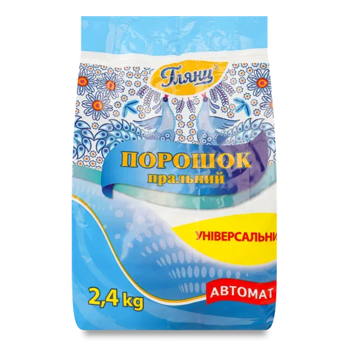 Пральний Порошок Універсальний Безфосфатний Глянц, 2.4 кг