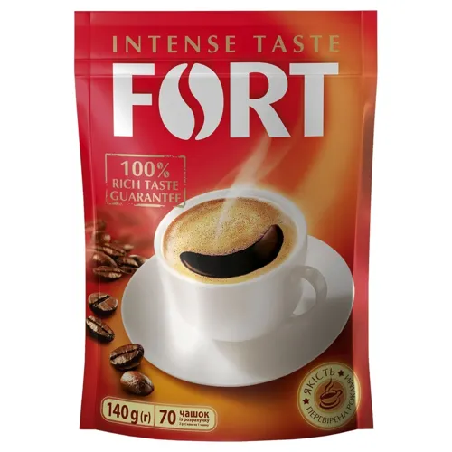 Кава розчинна Fort в гранулах 140г