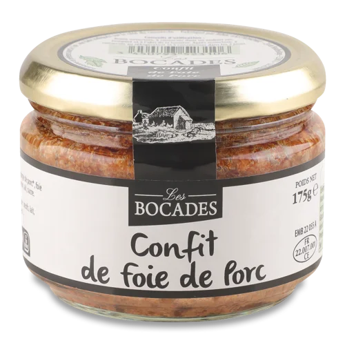 Конфі Свинячої Печінки Les Bocades, в/ґ, 200г