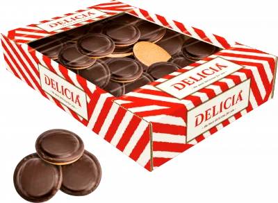 Сдобное сбивное печенье Делиция со вкусом апельсина 300г