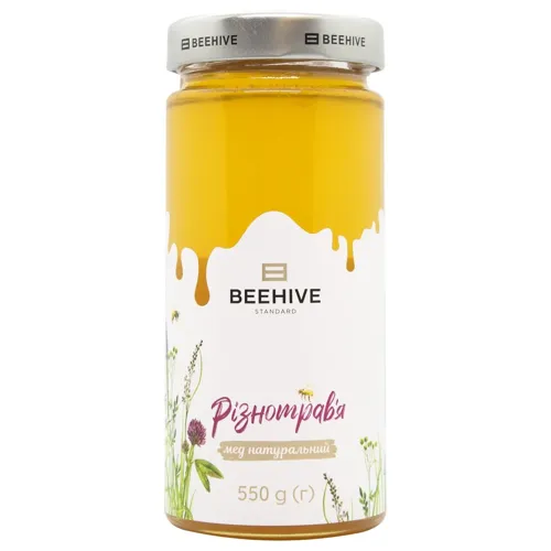 Мед Beehive Standard різнотрав'я 550г