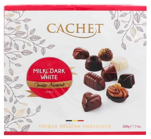 Конфети Cachet Бельгійський мікс асорті шоколадні