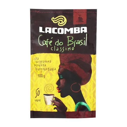 Кава натуральна розчинна гранульована Cafe do Brasil classimo Lacomba м/у 100г