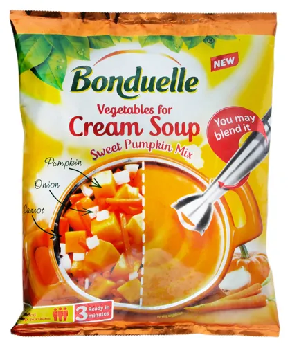 Суміш овочева заморожена Sweet Pumpkin mix Cream Soup Bonduelle м/у 400г