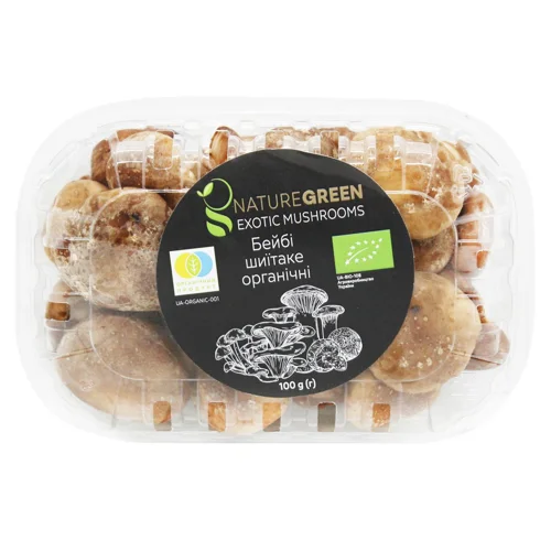 Гриби міні Шиїтаке Nature Green 100г