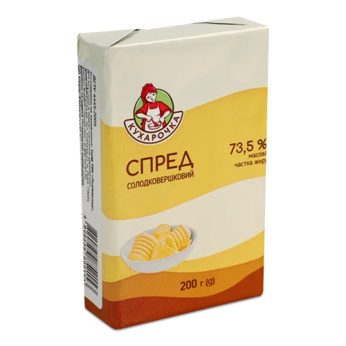 Спред Солодковершковий В/ґ 73.5%, Кухарочка, м/у 200г
