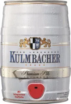 Пиво Kulmbacher Edelherb Pils світле фільтроване 4.9% 5л