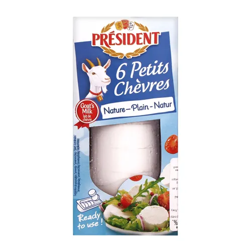 Сир 45% з козячого молока President к/у 100г