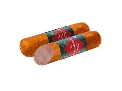 Ковбаса «Премія» «Дрогобицька» натуральна оболонка вищого ґатунку малий батон, кг