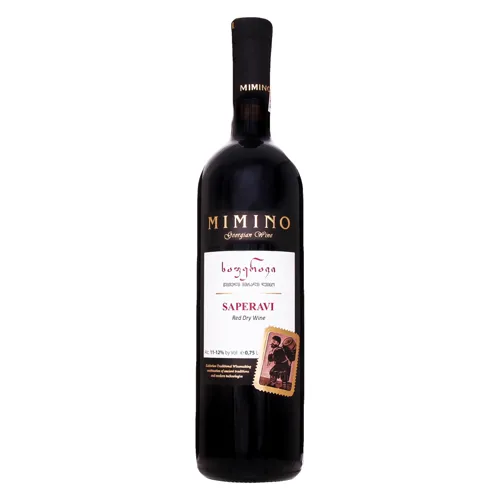 Вино 0.75л 12% червоне сухе Saperavi Mimino