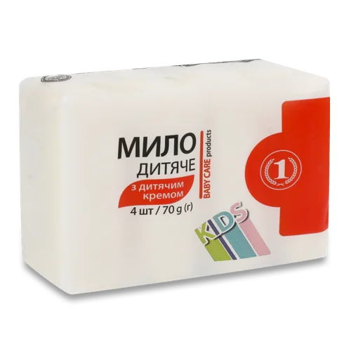 Дитяче Мило з Дитячим Кремом, ТМ "1", 4х70г