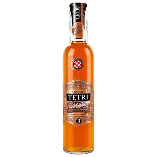 Коньяк Tetri 3* 40% 250мл