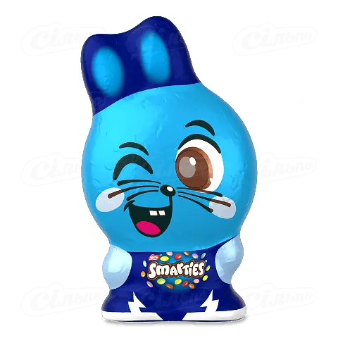 Фігурка Smarties Кролик з молочного шоколаду наповний драже, 85г