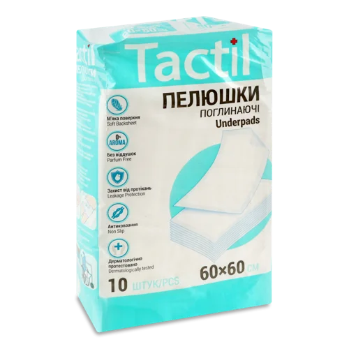 Пелюшки Поглинаючі Tactil 60х60см, 10шт, в/ґ